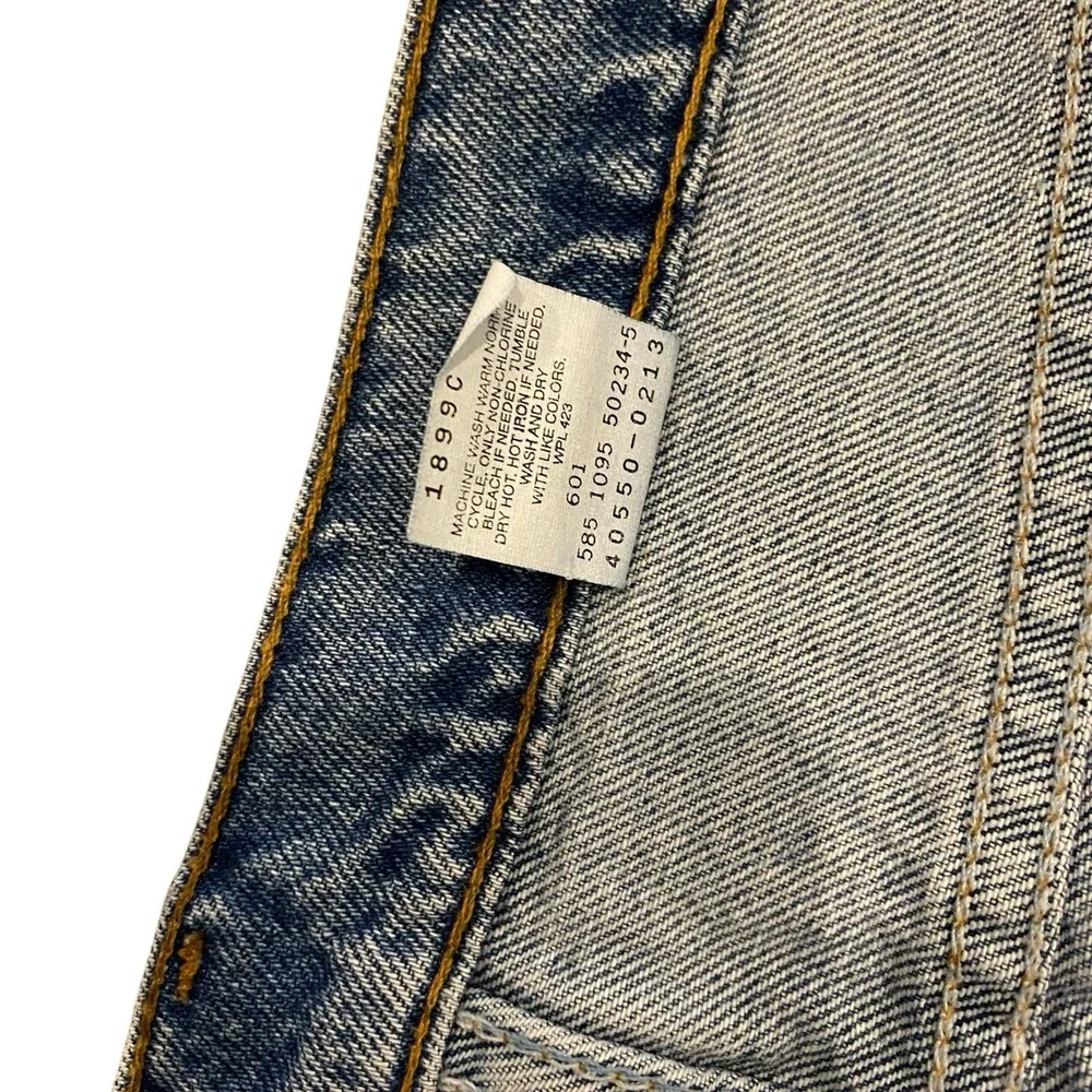 VTG Levi's 550 Jeans Orange Tab Men Tapered Leg‎ Relaxed 90s USA 42x30 Fit 39x30